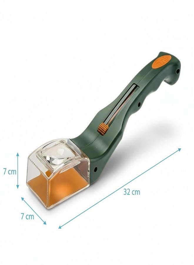 Alark أداة ألارك باج فيو لصيد الحشرات سريعة الفك مع عدسة مكبرة، أداة عرض الحشرات للأطفال والكبار، قفص حشرات متعدد الألوان مع عدسة مكبرة، لعبة خنافس لاستكشاف الطبيعة في الهواء الطلق - Image 2